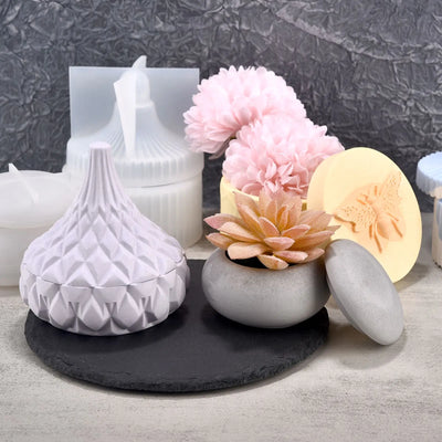 Create Stunning Handmade Candle Cups with Gypsum Resin Molds