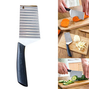 Stainless Steel Crinkle Cutter - French Fry Maker Gadget