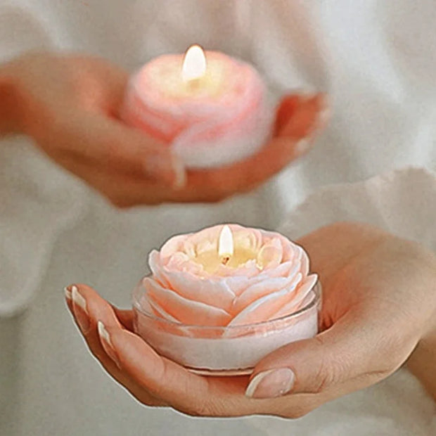 Create Stunning Rose Candles with Food-Grade Silicone Mold