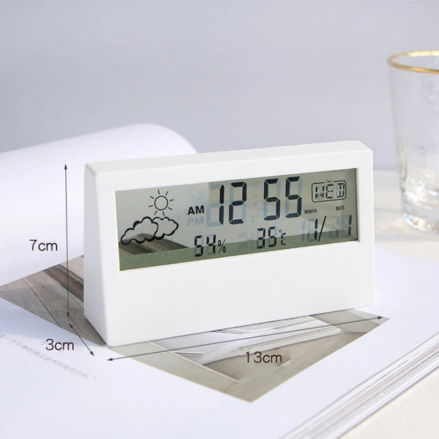 Thermo-Hygrometer Alarm Clock