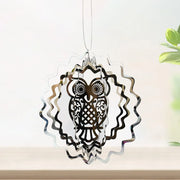 Stainless Steel Rotating Wind Chime Pendant