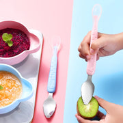 Stainless Steel Baby Feeding Spoon