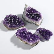 Natural Amethyst Geode Crystal Jewelry