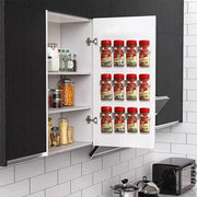 2pcs Kitchen Jar Rack Wall-Mounted Spice Holder