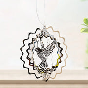 Stainless Steel Rotating Wind Chime Pendant