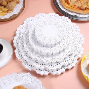 100pcs White Lace  Placemats