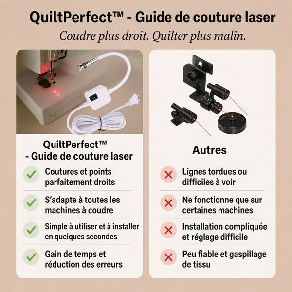 50% OFF TODAY  QuiltPerfect™ - Laser Sewing Guide
