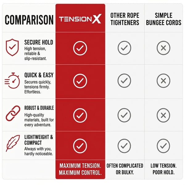 4+4 FREE TODAY  TensionX™ - One pull is all it takes
