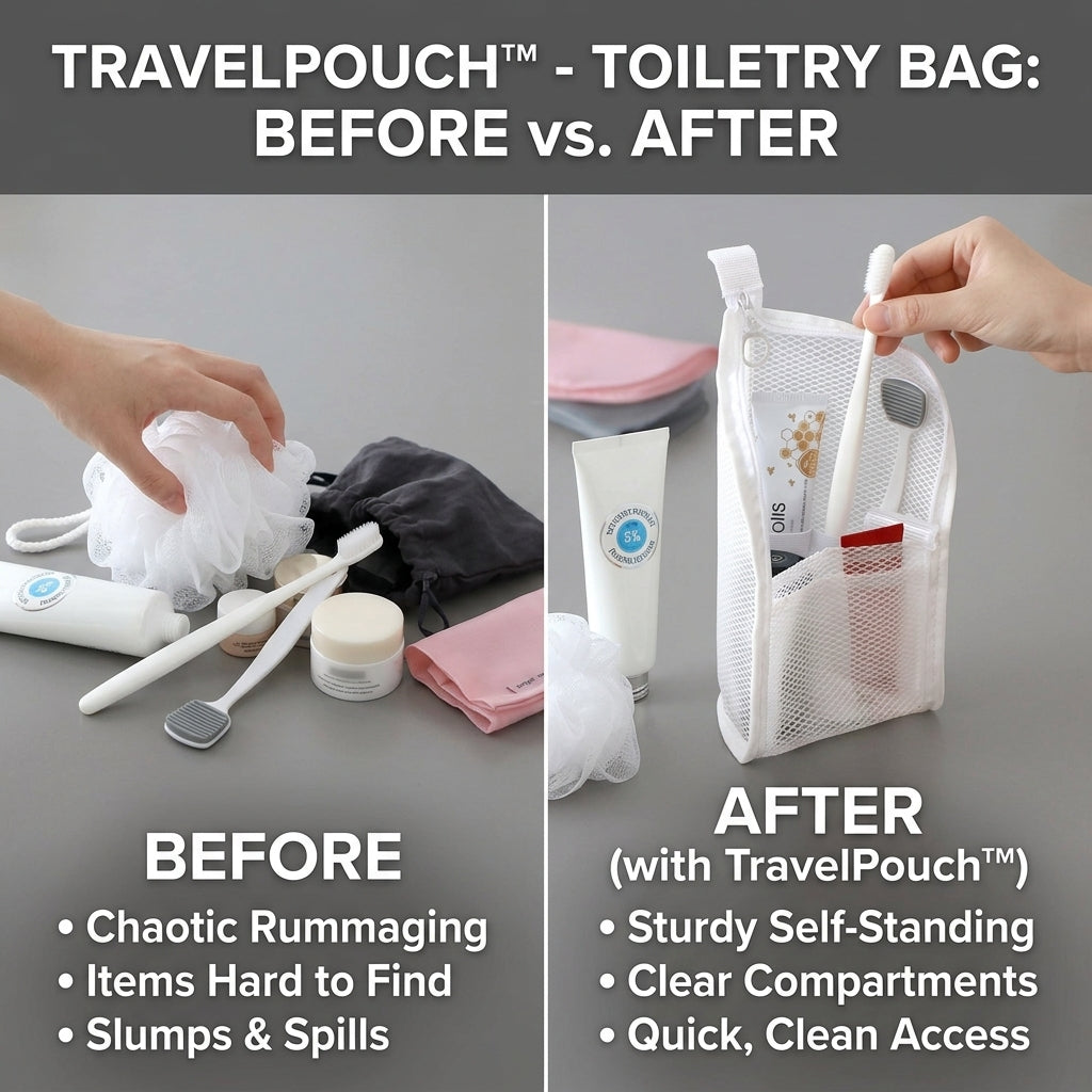 1+2 FREE TODAY | TravelPouch™ - Toiletry Bag