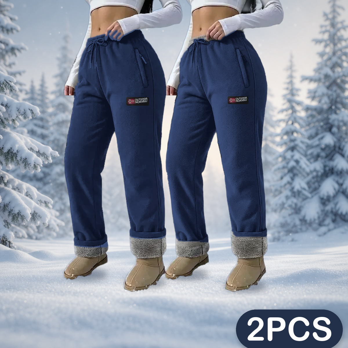 1+1 FREE TODAY | ToastyLegs™ - Fleece-Lined Warm Pants