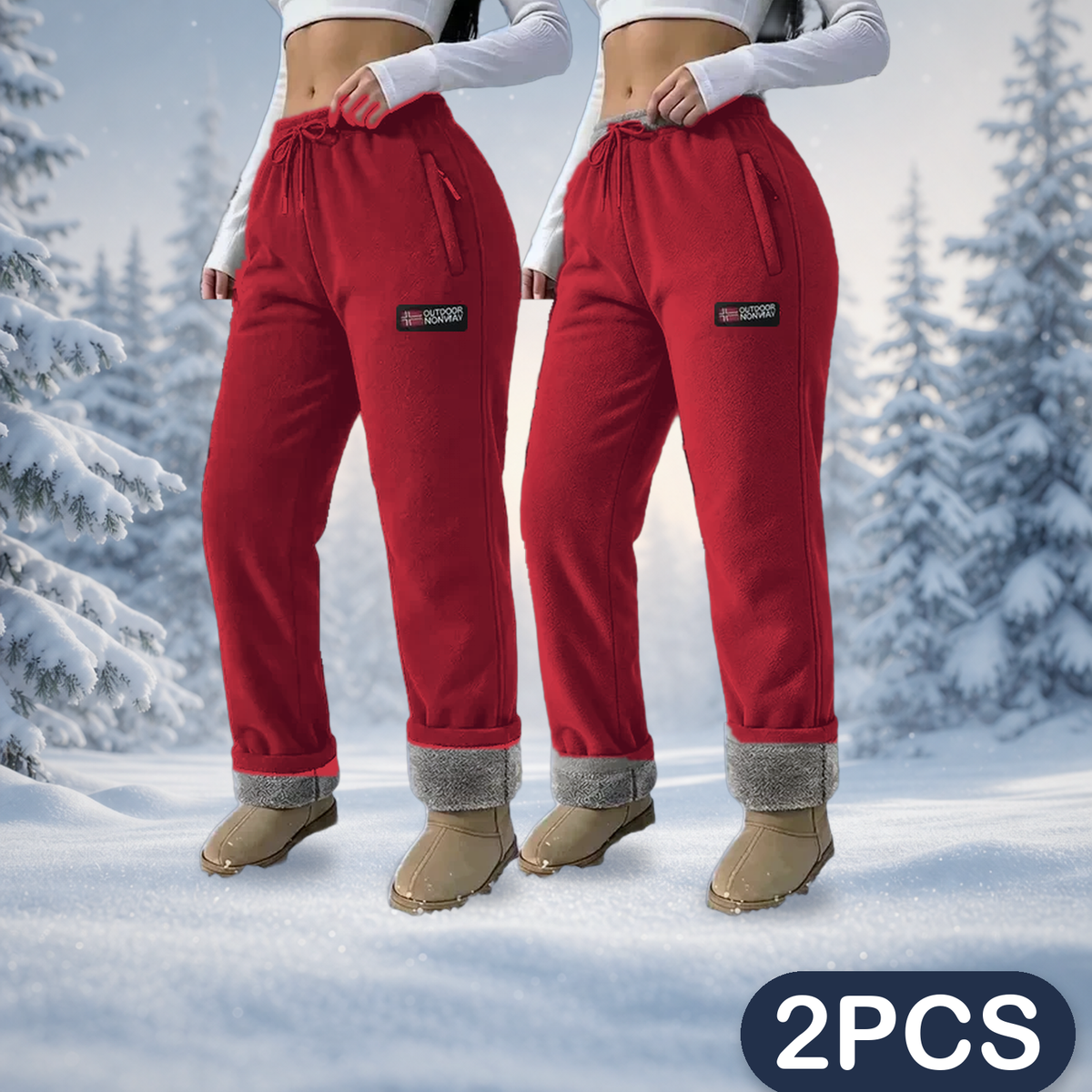 1+1 FREE TODAY | ToastyLegs™ - Fleece-Lined Warm Pants