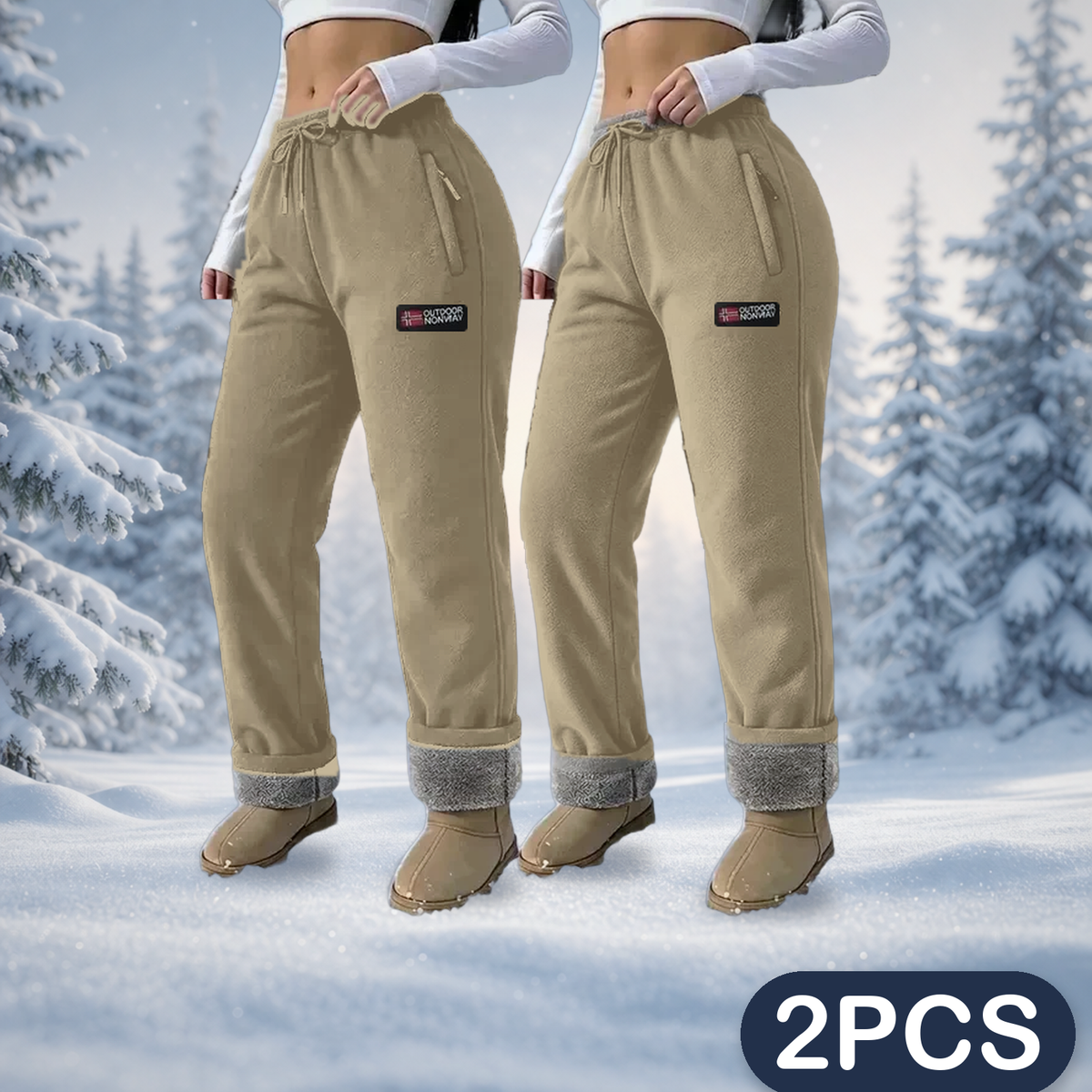 1+1 FREE TODAY | ToastyLegs™ - Fleece-Lined Warm Pants
