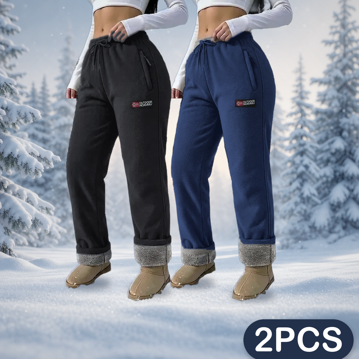 1+1 FREE TODAY | ToastyLegs™ - Fleece-Lined Warm Pants