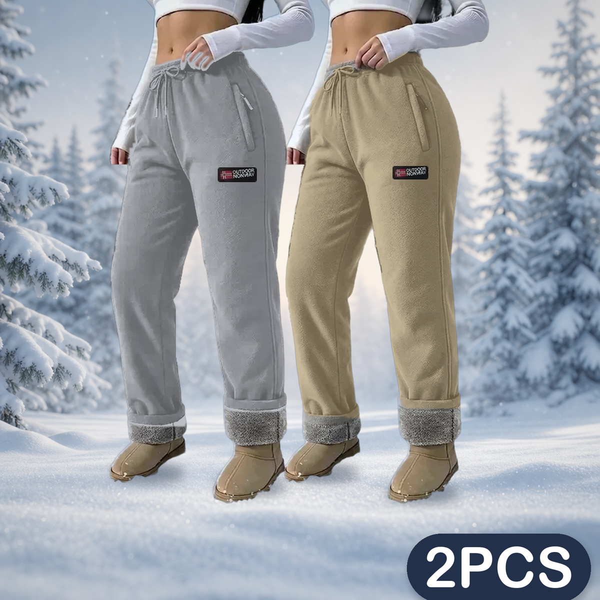 1+1 FREE TODAY | ToastyLegs™ - Fleece-Lined Warm Pants