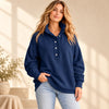 50% OFF TODAY | HenleyEase™ - Oversized Ruffle Sweatshirt