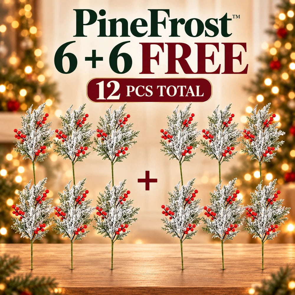6+6 FREE TODAY | PineFrost™ - Christmas Pine-Cedar Stems