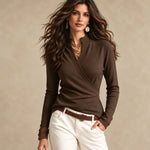 50% OFF TODAY |  WaistWrap™ - Cross Wrap Sweater