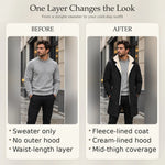 50% OFF TODAY | WarmHood™ - Hooded Winter Coat