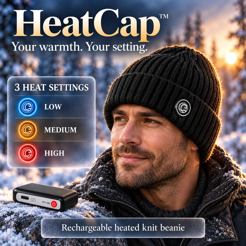 50% OFF TODAY | HeatCap™ - Heated Knit Beanie