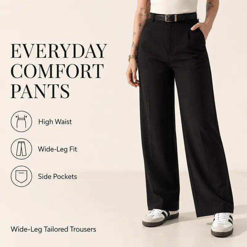 50% OFF TODAY | DrapeEase™ - Business Casual Drape Trousers