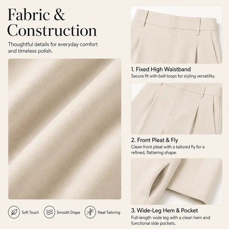 50% OFF TODAY | DrapeEase™ - Business Casual Drape Trousers