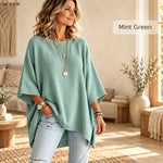 50% OFF TODAY | CozyPoncho™ - Batwing Knit Poncho