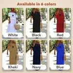 50% OFF TODAY | Elisabeth™ - Casual off-the-shoulder solid beach maxi dress