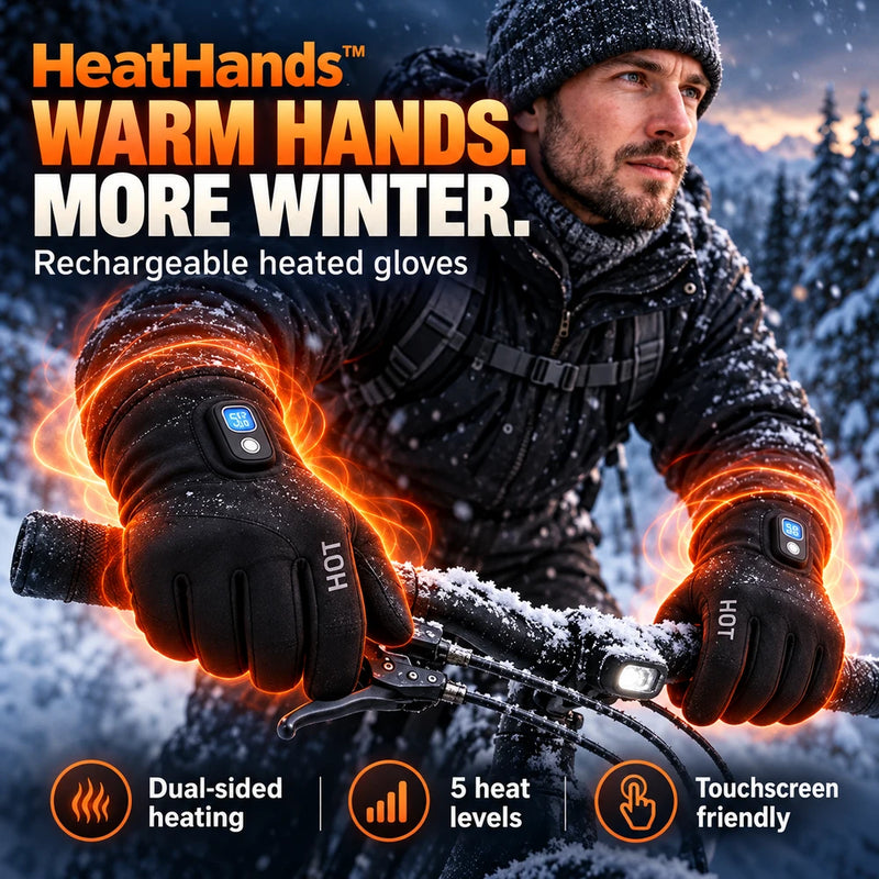 50% OFF TODAY | HeatHands™ - Electric Heated Gloves