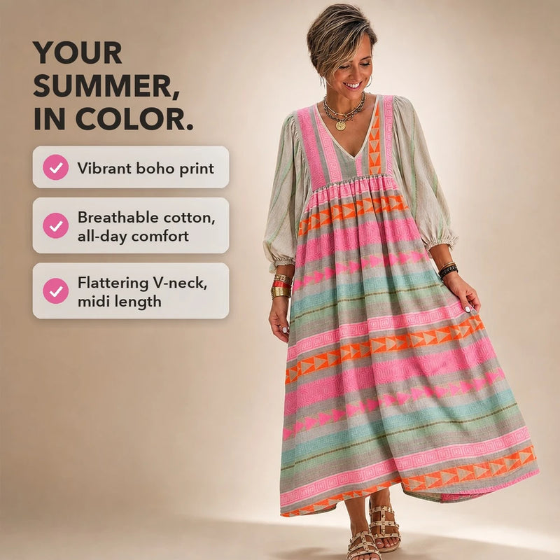 50% OFF TODAY | Odessa™ - Colorful Summer Dress