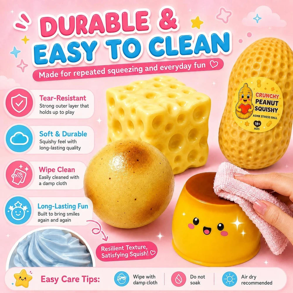 50% OFF TODAY | CrunchCalm™ - 6‑Piece Set Crunchy Squishy