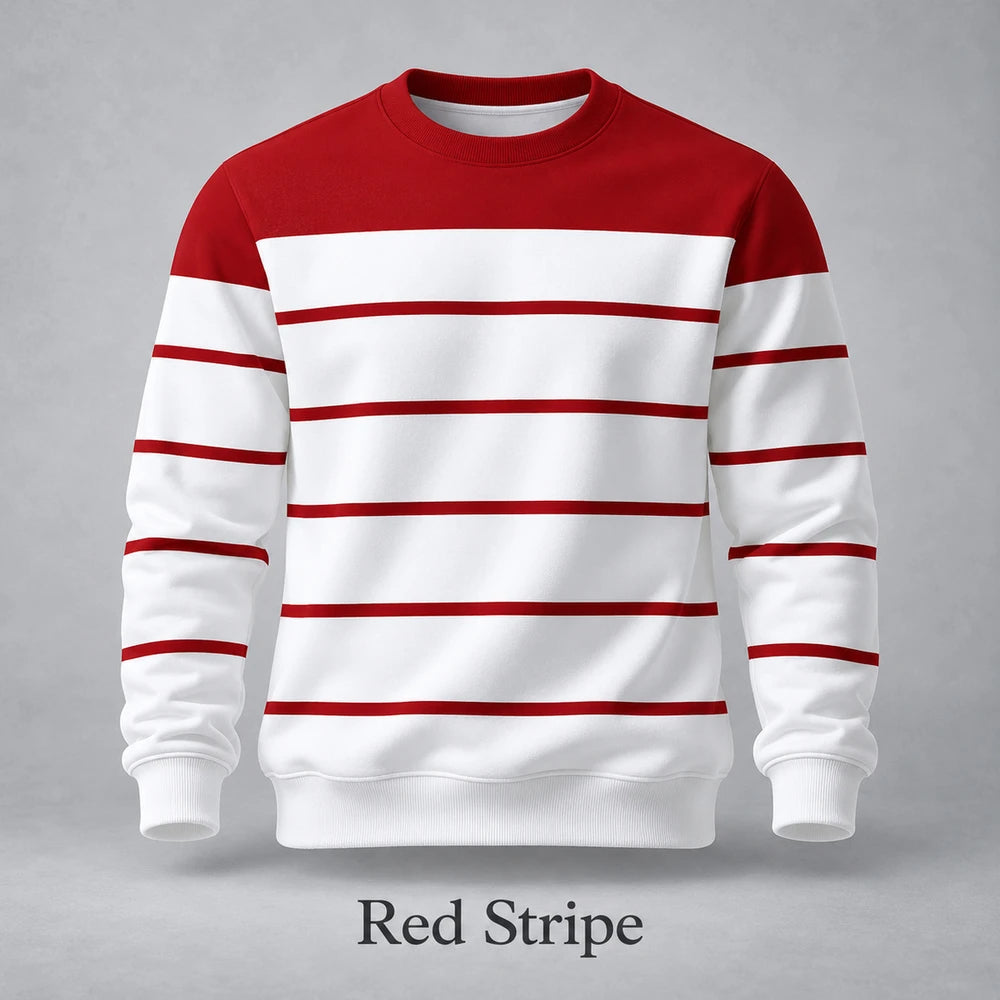 1+2 FREE TODAY | TrioCrew™ - Striped Colorblock Sweatshirt