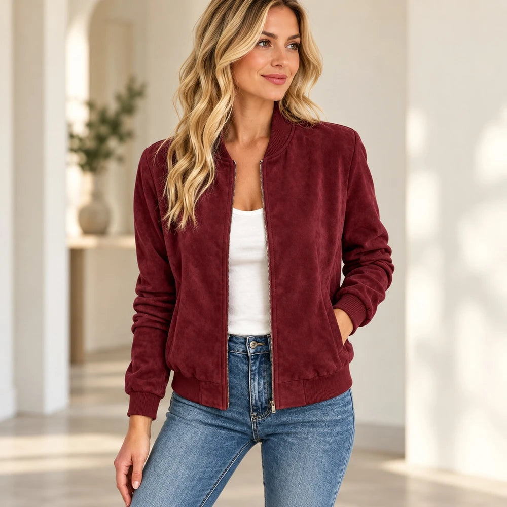 50% OFF TODAY | SuedeEase™ - Women's Suede Jacket