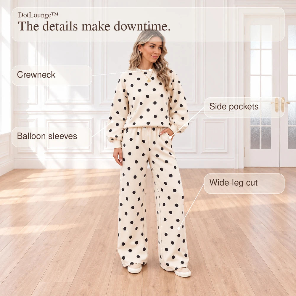 50% OFF TODAY | DotLounge™ - Polka Dot Lounge Set