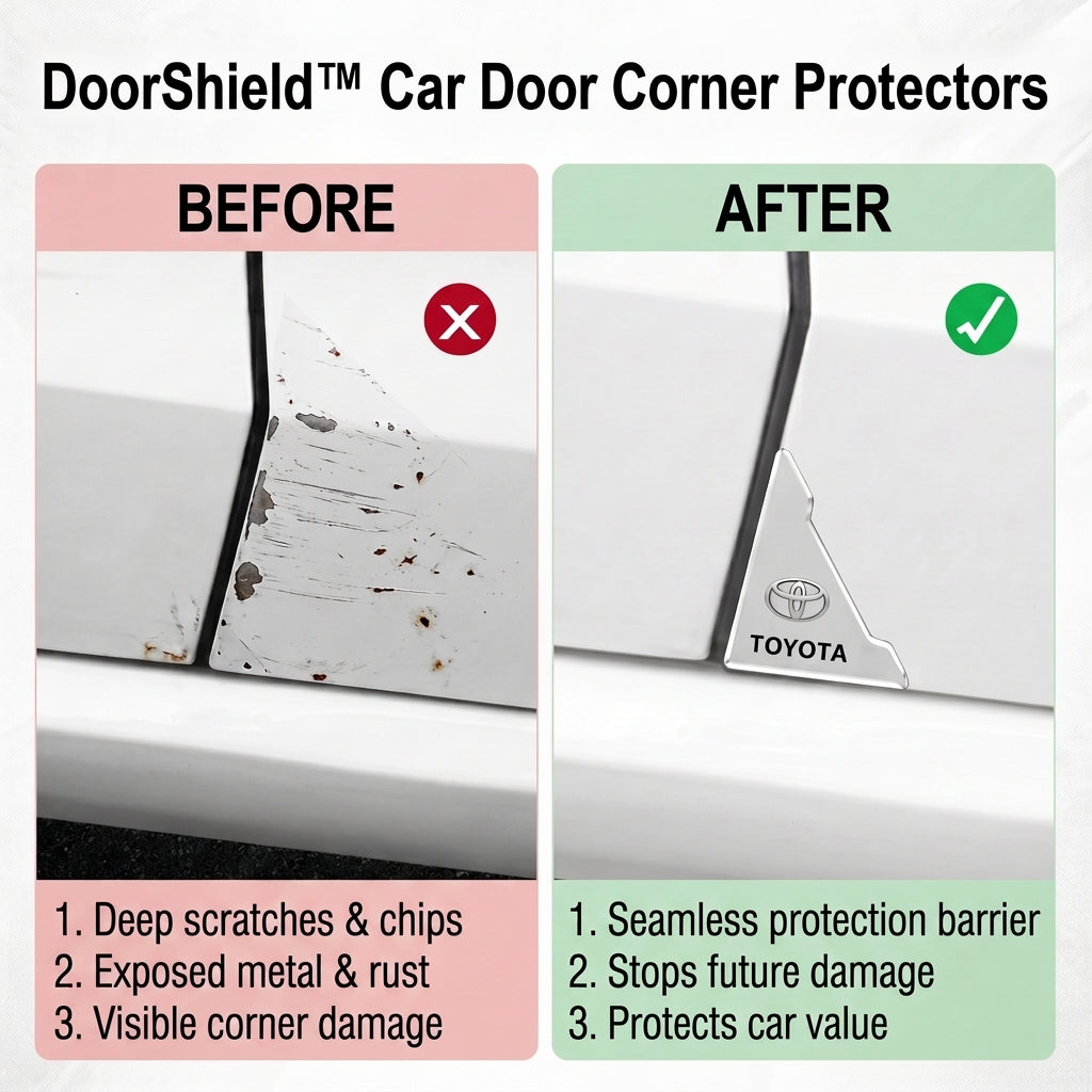 4 + 4 FREE TODAY | DoorShield™ - Car Door Corner Protectors