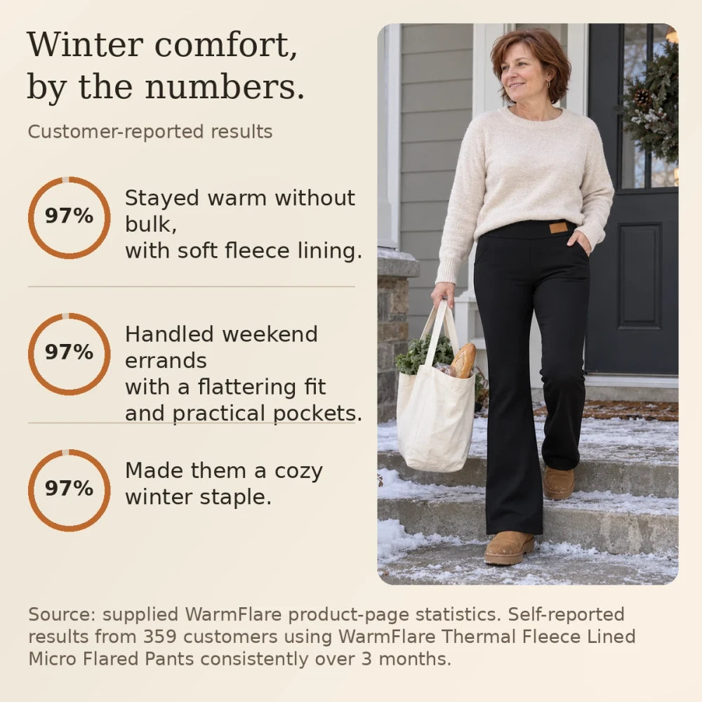 1+1 FREE TODAY | WarmFlare™ - Fleece-Lined Flared Pants