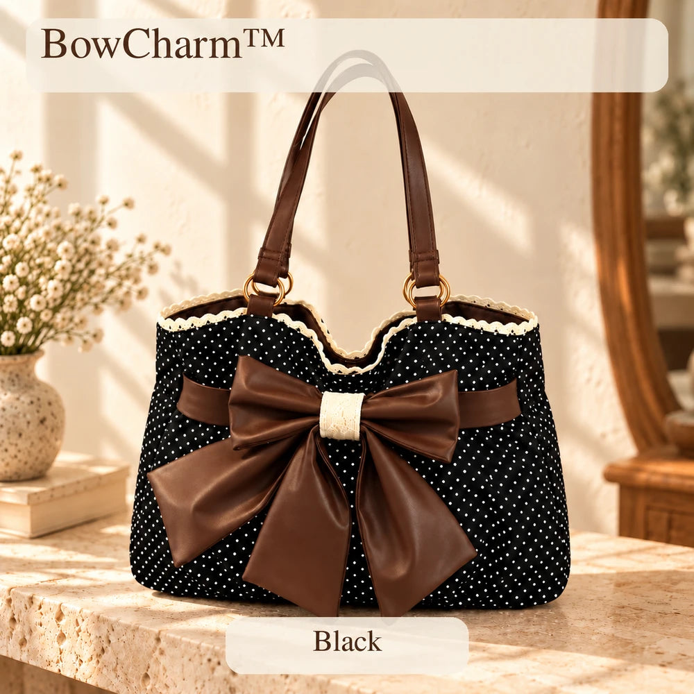 1+1 FREE TODAY | BowCharm™ - Polka Dot Tote Bag