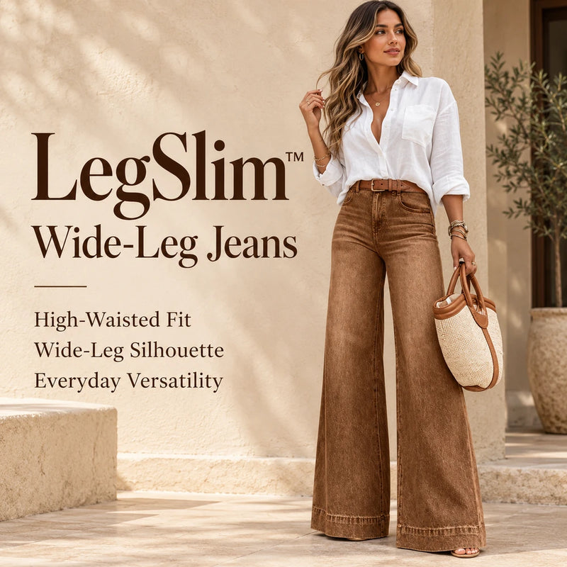 50% OFF TODAY | LegSlim™ - Wide-Leg Jeans