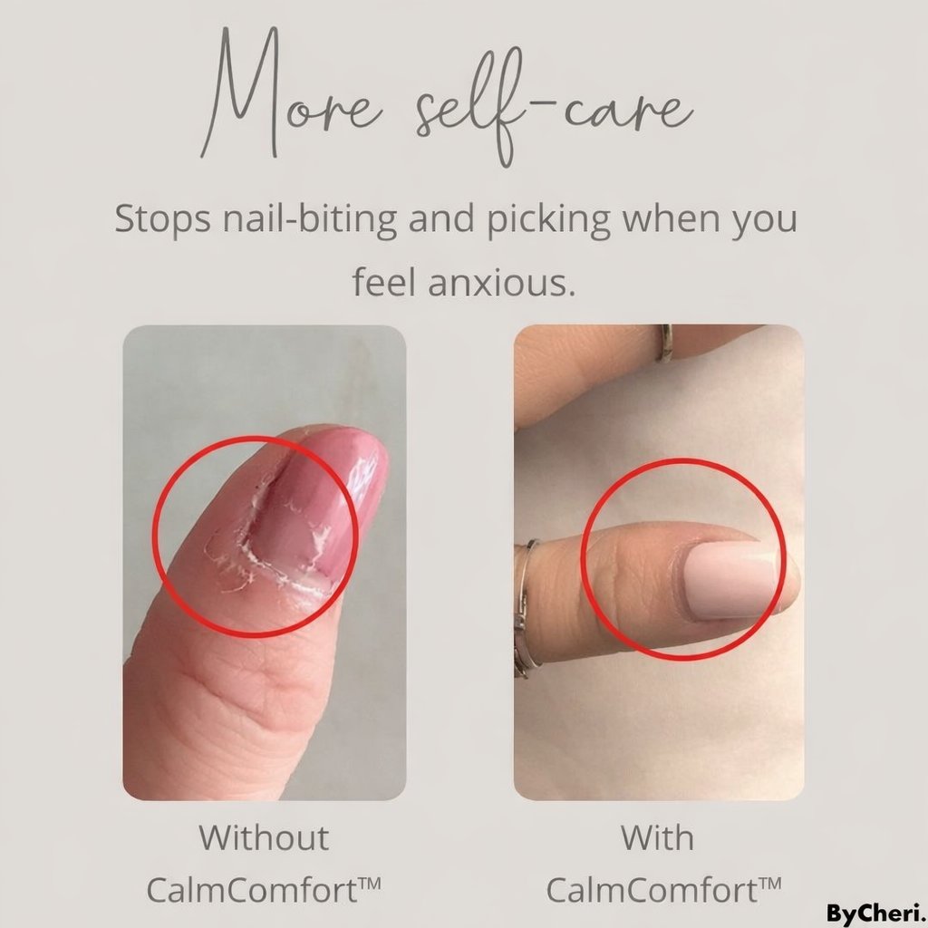 More self-care stops nail-biting