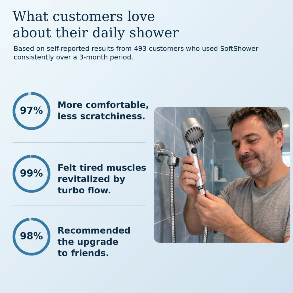 1+1 FREE TODAY | SoftShower™ - Filtered Shower Head