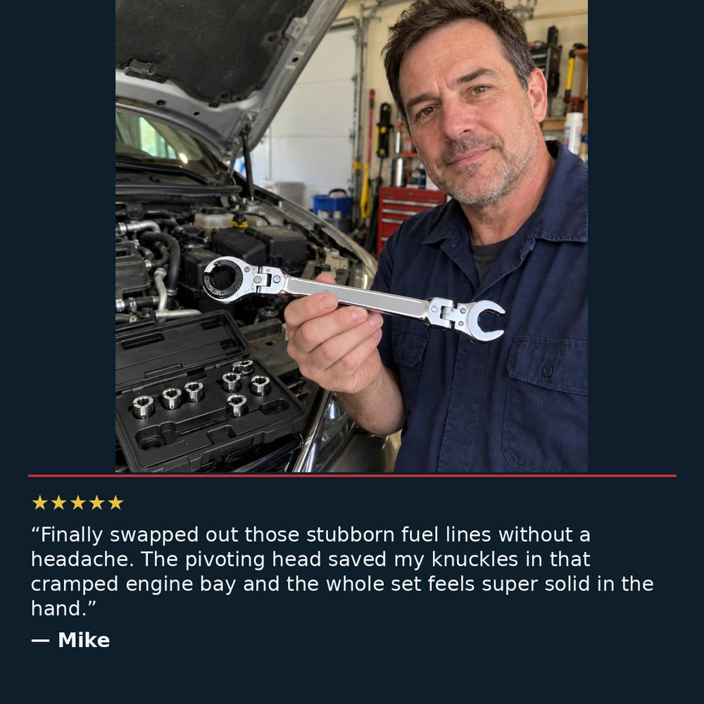50% OFF TODAY | TightReach™ - 7-in-1 Ratcheting Wrench Set