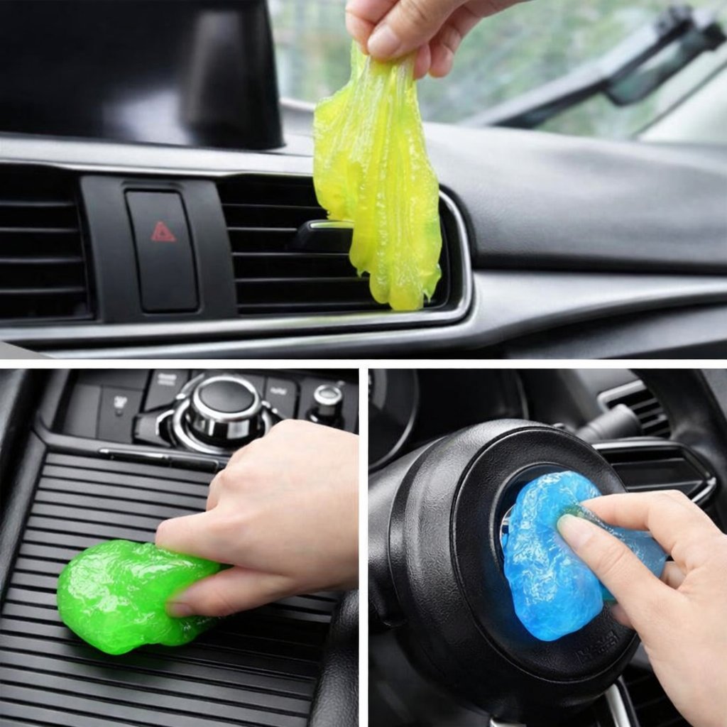 CleanGel car interior cleaning