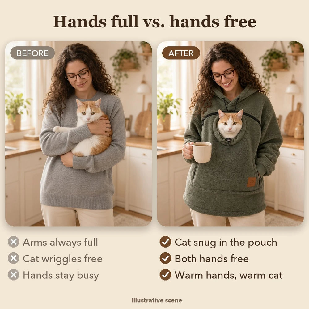 50% OFF TODAY | CarryCozy™ - Pet Carrier Hoodie