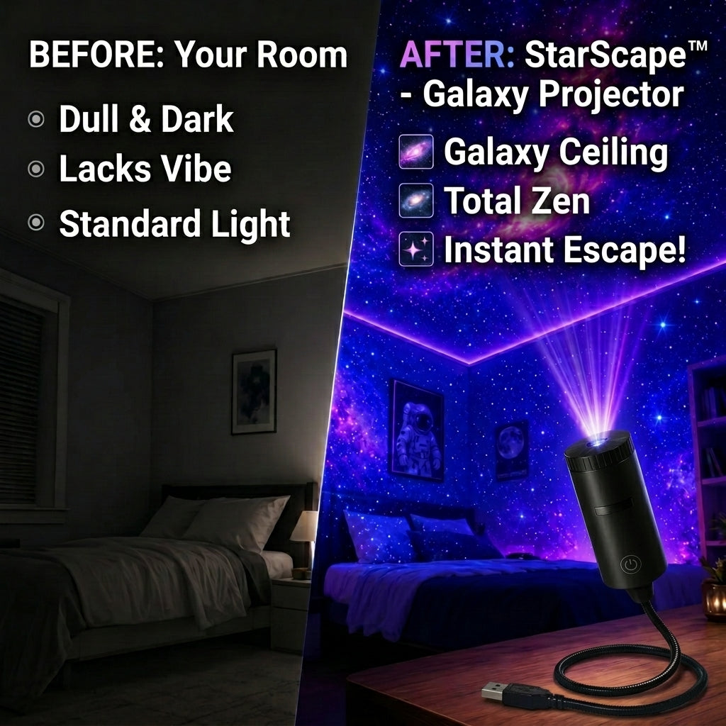 50% OFF TODAY | StarScape™ - Galaxy Projector