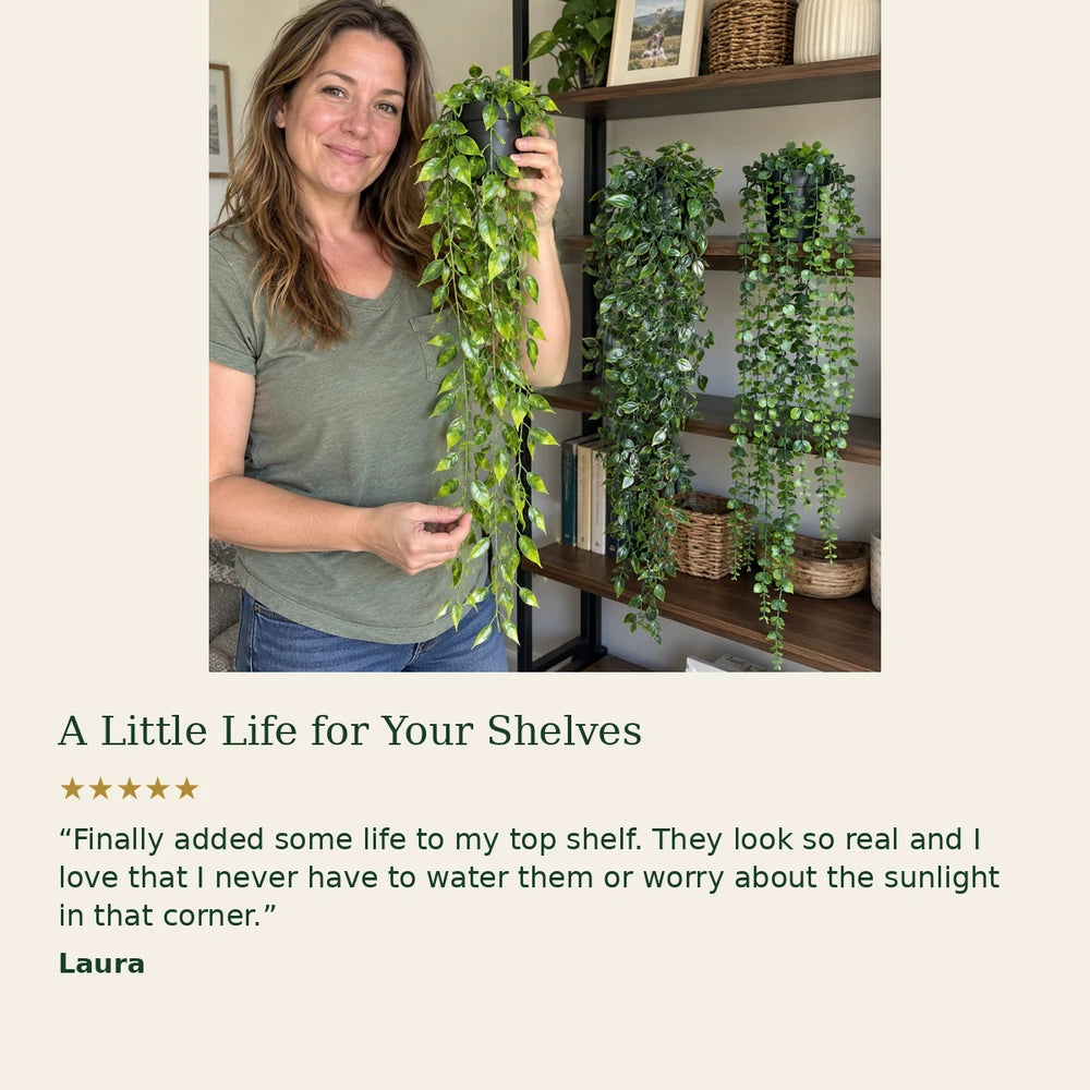 1+2 FREE TODAY | GreenDrape™ - Artificial Hanging Leaf Plants