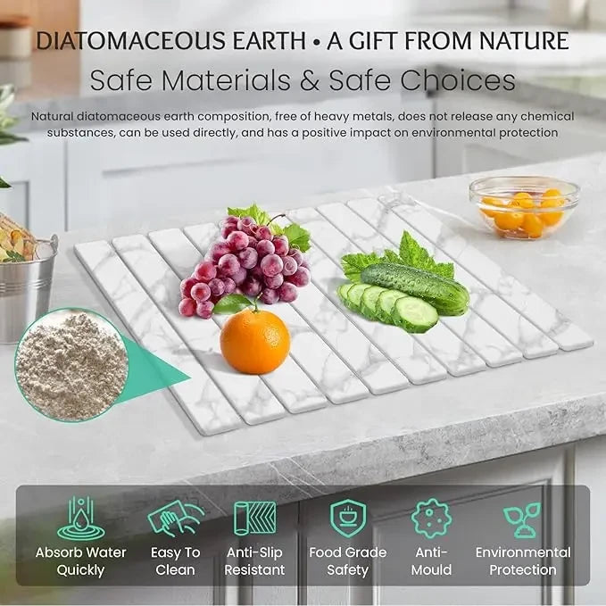 50% OFF TODAY | StoneDry™ - Stone Dish Drying Mat