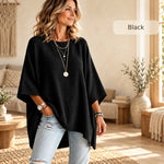 50% OFF TODAY | CozyPoncho™ - Batwing Knit Poncho