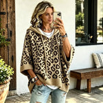 50% OFF TODAY | LeoLayer™ - Oversized Hooded Knit Top