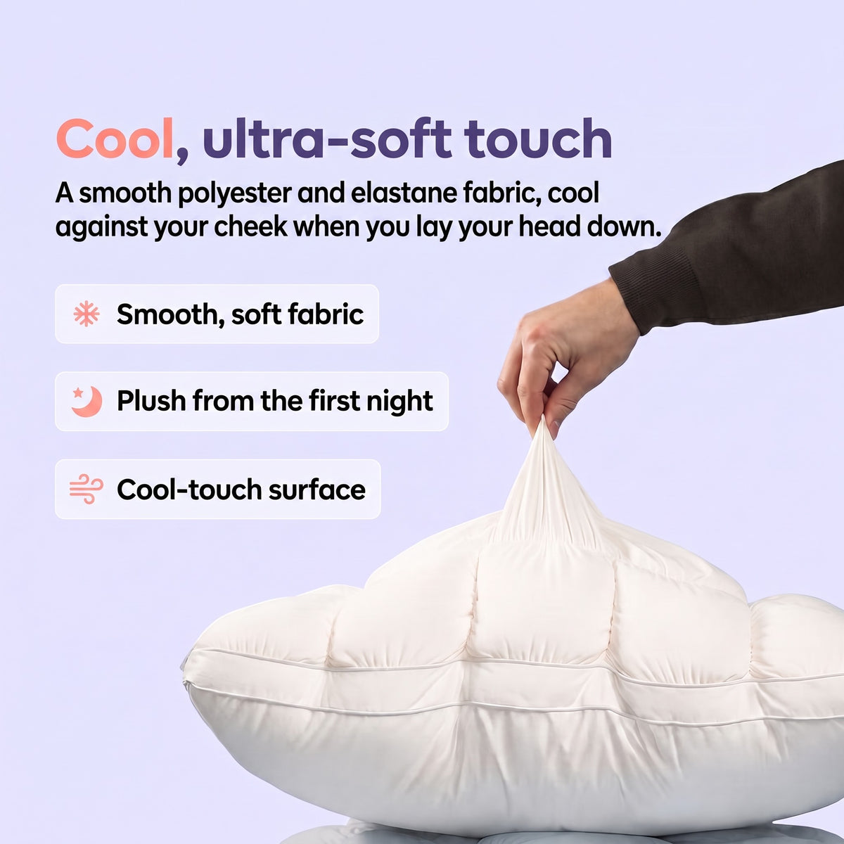 Cool, ultra-soft touch: polyester and elastane top