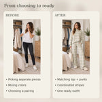 50% OFF TODAY | CozyMatch™ -  Striped Lounge Set