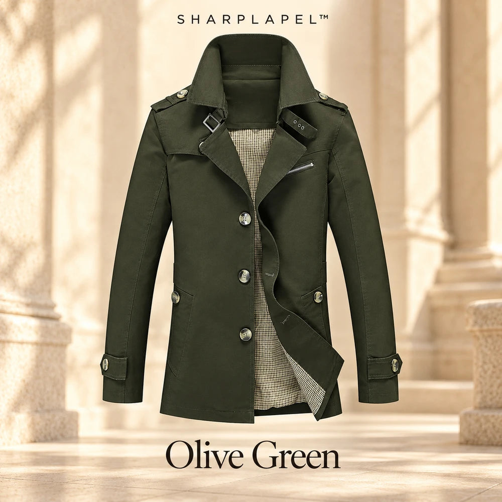 50% OFF TODAY | SharpLapel™ - Long Pea Coat